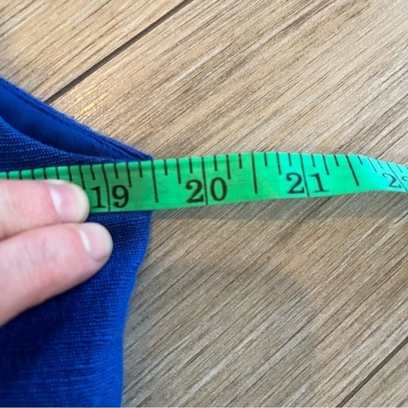 Jones New York Vibrant Blue Sleeveless Midi Dress - Picture 10 of 14